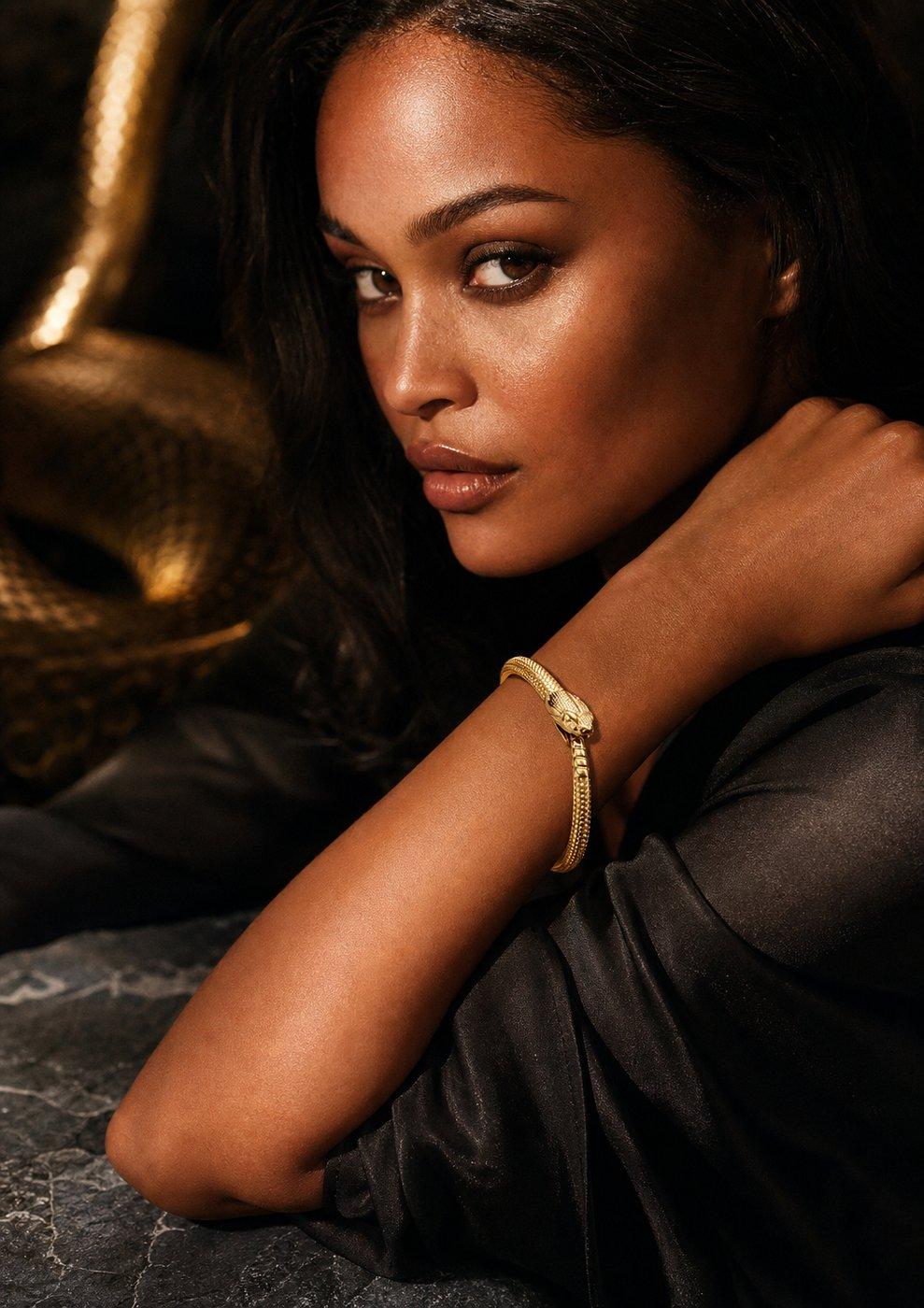 Golden Cobra Bangle
