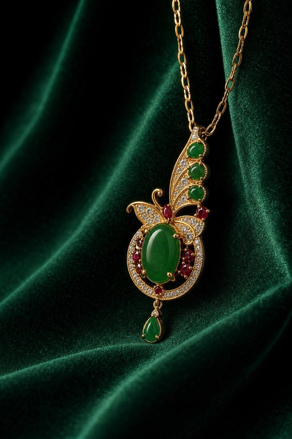 Jade Butterfly angle 2